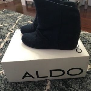 Aldo wedge booties